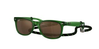 Ulleres de sol Ray Ban Junior 0RJ9052S JUNIOR NEW WAYFARER Verd Quadrada - 1