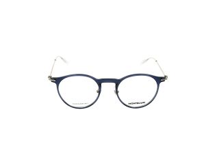 Gafas graduadas Montblanc MB0099O Azul Redonda - 2