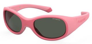 Gafas de sol Polaroid Kids PLD8038/S Rosa/Fucsia Rectangular - 1