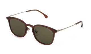 Gafas de sol Lozza Sartoriale SL4281 ZILO ULTRALIGHT 28 Marrón Ovalada