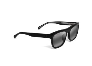 Gafas de sol Maui Jim 872 S-TURNS Negro Rectangular