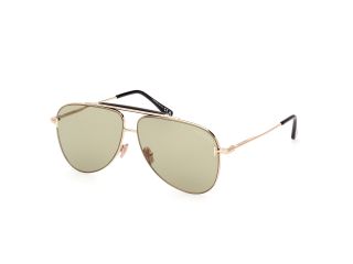 Gafas de sol Tom Ford FT1018 BRADY Dorados Aviador - 1