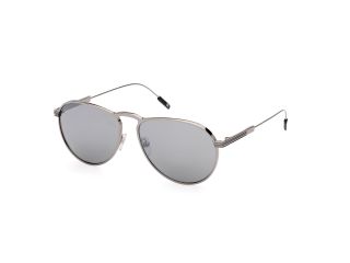 Gafas de sol Ermenegildo Zegna EZ0220 Gris Aviador - 1