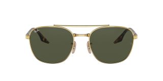 Gafas de sol Ray Ban 0RB3688 Dorados Cuadrada - 2