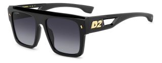 Gafas de sol Dsquared2 D2 0127/S Negro Cuadrada - 1