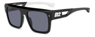 Gafas de sol Dsquared2 D2 0127/S Negro Cuadrada - 1