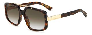 Gafas de sol Dsquared2 D2 0120/S Marrón Rectangular - 1