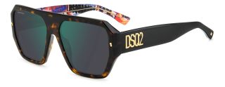 Gafas de sol Dsquared2 D2 0128/S Marrón Ovalada - 1