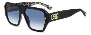 Gafas de sol Dsquared2 D2 0128/S Negro Ovalada - 1