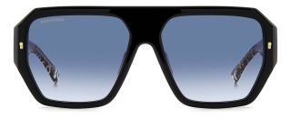 Gafas de sol Dsquared2 D2 0128/S Negro Ovalada - 2