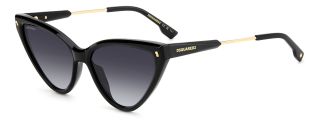 Gafas de sol Dsquared2 D2 0134/S Negro Mariposa - 1