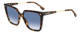 Gafas de sol Dsquared2 D2 0135/S Negro Mariposa - 1