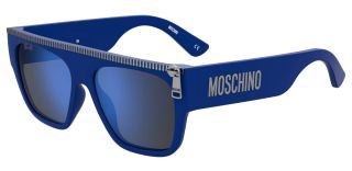 Ulleres de sol MOSCHINO MOS165/S Blau Rectangular