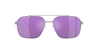 Gafas de sol Emporio Armani 0EA2150 Plateados Rectangular - 2