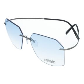 Gafas graduadas Silhouette 5599-NV Gris Rectangular - 1