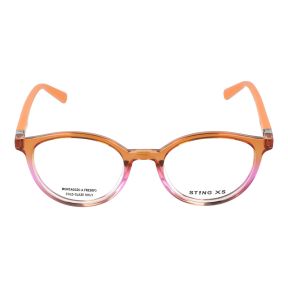 Gafas graduadas Sting VSJ741 Naranja Redonda - 2