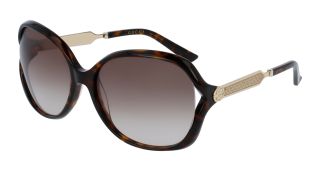 Gafas de sol Gucci GG0076S Marrón Redonda