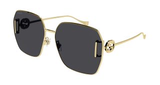 Ulleres de sol Gucci GG1207SA Daurats Rectangular