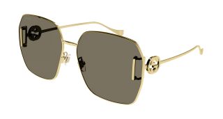 Ulleres de sol Gucci GG1207SA Daurats Rectangular